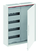 CA24PZ Шкаф 48 М навесной IP44, 650x550x160 с расстоянием между DIN-рейками 125 мм винтовыми клеммами N/PE и монтажной платой  ABB