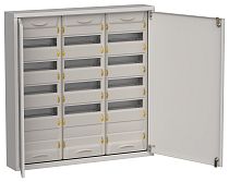 TITAN 5 Корпус металлический ЩРн-180 (3х60) 835х830х140мм IP31 серый (две двери) IEK