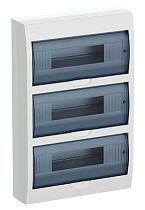 Бокс ЩРН-П-36 пластиковый белый прозрачная дверь IP41  IEK Бокс ЩРН-П-36 пластиковый белый прозрачная дверь IP41  IEK