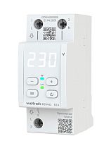 Умное реле напряжения на 3 клеммы Welrok D2W-63