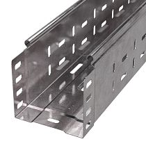 Лоток перфорированный Стандарт 100х100х3000 (0,7 мм) (6 м/уп) Промрукав