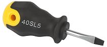 Отвертка ЭРА SL 5х40 мм шлицевая двухкомпонентная рукоятка Отвертка ЭРА SL 5х40 мм шлицевая двухкомпонентная рукоятка