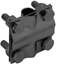 Зажим заземления с разделителем крестообразный стержень-полоса/пруток оцинкованная сталь TD IEK