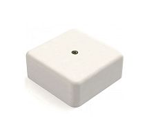 Распаячная коробка 75x75x20 белая с винтом (10 шт/уп) СВ Профиль