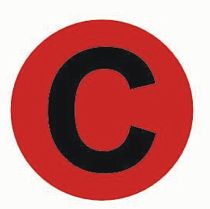 Наклейка "C" d=20мм EKF PROxima Наклейка "C" d=20мм EKF PROxima