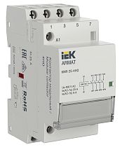 ARMAT Контактор модульный KMR 25А 230В AC 4НО IEK ARMAT Контактор модульный KMR 25А 230В AC 4НО IEK