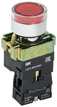Кнопка управления LAY5-BW3461 с подсветкой красный 1з  IEK