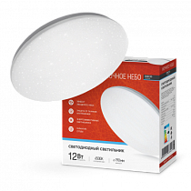 Светильник светодиодный серии DECO 12Вт 230В 6500К 780Лм 210х65мм НОЧНОЕ НЕБО IN HOME