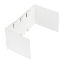 Соединитель (40х25) (4 шт) белый EKF-Plast