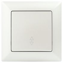 Переключатель ЭРА Intro Solo 4-103-06 одноклавишный 10А-250В, IP20, скрытой установки, перламутр