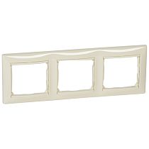 VALENA DIY Рамка 3-местная слоновая кость VALENA DIY Рамка 3-местная слоновая кость
