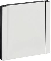 FORTE&PIANO Выключатель 1-клавишный 10А FP201M металл белый IEK