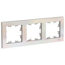 AtlasDesign Жемчуг Рамка 3 постовая , универсальная Systeme Electric (Schneider Electric) AtlasDesign Жемчуг Рамка 3 постовая , универсальная Systeme Electric (Schneider Electric)