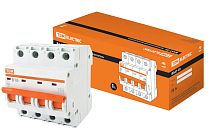 Выключатель автоматический ВА47-29 4Р 16А 4,5кА х-ка В  TDM