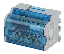 Шины на DIN-рейку ЭРА NO-224-13  в корпусе (кросс-модуль) ШНК 2х7 L+PEN