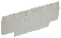 Заглушка для колодки клеммной CP-MC 4 вывода 2,5мм2 серая  IEK