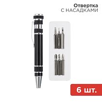 Отвертка с насадками 6 шт. REXANT Отвертка с насадками 6 шт. REXANT