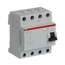 Выключатель дифференциального тока 4мод. FH204 AC-40/0,03 ABB Выключатель дифференциального тока 4мод. FH204 AC-40/0,03 ABB