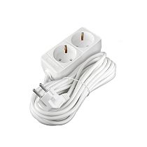 Удлинитель бытовой 2200 Вт 10А IP20 2 гнезда ПВС с заземлением 7м Союз