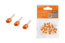 Наконечник штыревой втулочный изолированный (двойной) НШвИ (2) 0,5×8 (20шт)  TDM