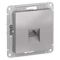 AtlasDesign Алюминий Розетка компьютерная RJ45, кат 5Е Systeme Electric (Schneider Electric)