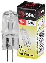 Лампа галогенная ЭРА G4-JCD-40W-230V-CL галоген, капсула, 40Вт, нейтральный, G4