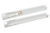 Светильник СПО 3017 (с решеткой), под лампу LED Т8/G13 2х120 Народный TDM