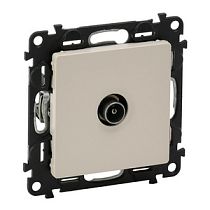 Розетка ТВ оконечная 10дБ 0-862 МГц с лицевой панелью слоновая кость Valena LIFE DIY Legrand