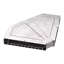 Угол горизонтальный 90 градусов с крышкой Стандарт 600х100 Промрукав