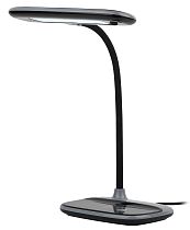 Настольный светильник, светодиодный ЭРА NLED-458-6W-BK, черный