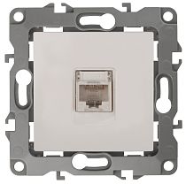 Розетка ЭРА 12 12-3107-02 слоновая кость RJ45 интернет