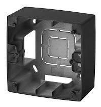 Коробка ЭРА 12 12-6101-05 антрацит для накладного монтажа механизмов