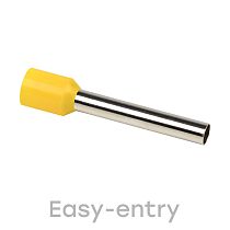 Наконечник штыревой втулочный изолированный  НШвИ 6,0-24 (50шт.) EKF PROxima