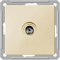 Wessen 59 слоновая кость Розетка TV оконечная Systeme Electric (Schneider Electric)