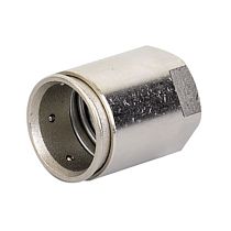 Муфта труба-коробка д.25мм, IP66/IP67, М25х1,5, внутренняя резьба, никелированная латунь DKC Муфта труба-коробка д.25мм, IP66/IP67, М25х1,5, внутренняя резьба, никелированная латунь DKC