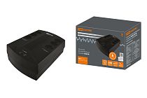Источник бесперебойного питания ИБП 650 ВА 6 розеток +2USB  TDM