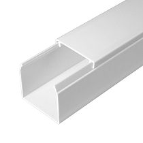 Кабель-канал белый двойной замок в п/э 40х40 (60м/уп) Промрукав