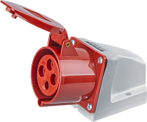 Розетка NCA-SR124-32-380 стационарная наружная 32А 3P+PE IP44 Navigator