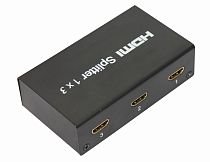 Делитель гнездо HDMI на 3 гнезда HDMI, металл REXANT Делитель гнездо HDMI на 3 гнезда HDMI, металл REXANT