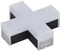 LIGHTING Светильник светодиодный X-образный 1010 12Вт 4000К 180х180х58мм черный IEK