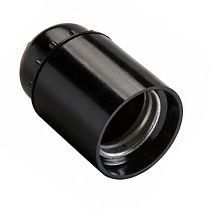 Патрон General GLH-E27-CAR-H-B, карболитовый, Е27, подвесной, без кольца, черный, 1/50/600