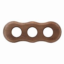 Рамка трехпостовая (Винтаж),серия Шедель,скрытый монтаж BF8 Bironi