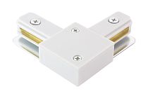 Коннектор L-образный для шинопровода TLC-01-WH-L, белый,  TDM