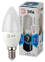 Лампа светодиодная ЭРА STD LED B35-7W-840-E14 свеча нейтральный белый свет