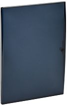 TEKFOR Дверца для корпуса пластикового ЩРН(В)-П-36 IP41 черная прозрачная IEK