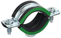 ELASTA Скоба металлическая двухкомпонентная с резиновым уплотнителем d=11-15мм  IEK