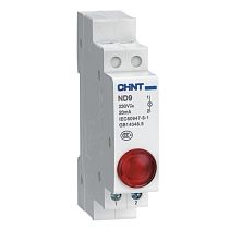 Индикатор ND9-1/r красный ,AC/DC230В (LED) (R) CHINT