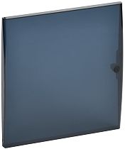 TEKFOR Дверца для корпуса пластикового ЩРН(В)-П-24 IP41 черная прозрачная IEK