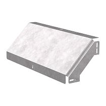 Угол вертикальный внешний 90 градусов с крышкой Стандарт 600х80 Промрукав