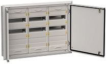 Корпус металлический TITAN 5 ЩРв-108 (3х36) 630х885х130мм IP31 серый (две двери)  IEK